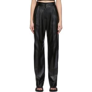 Materiel Tbilisi Black Faux Leather Straight
Leg Pants Trousers 6